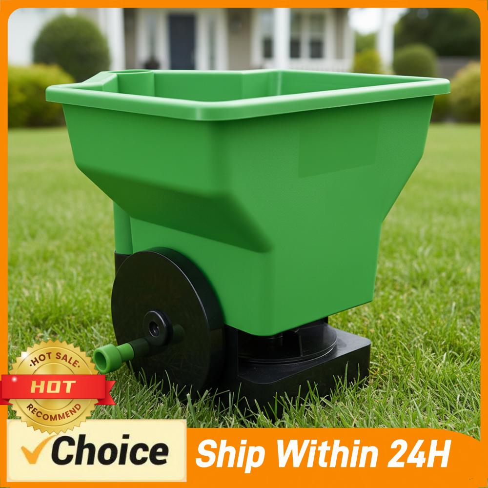 Grass Seed Spreader - เครื่องหว่านปุ๋ยแบบมือถือ 3 ลิตร ขนาดเล็ก ประหยัดแรง ใช้งานง่าย