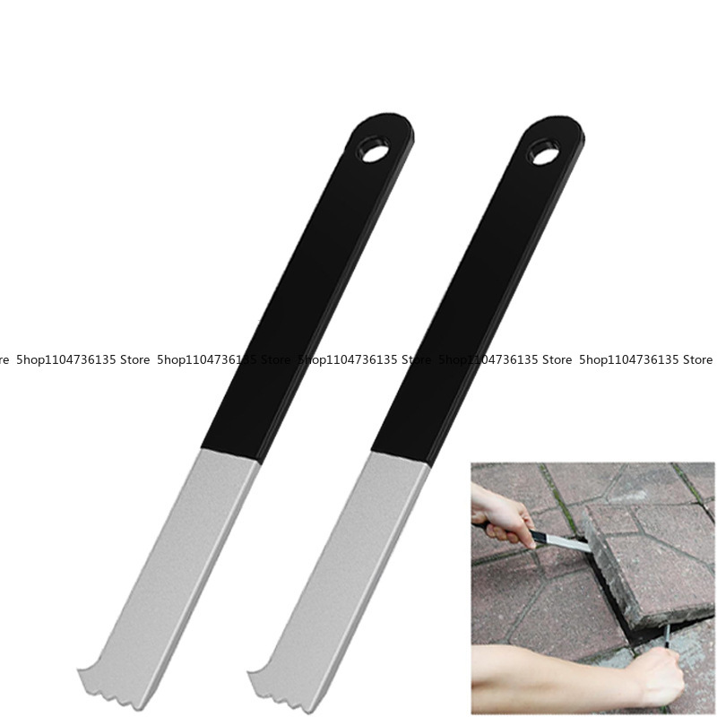 Gardening Tools Drawing - เครื่องมือวาดลายปูพื้น, เครื่องมือถอนอิฐปูพื้นพร้อมที่ขูดรอยต่อแบบฟันละเอียดสำหรับเปลี่ยนอิฐปูพื้นในสวน