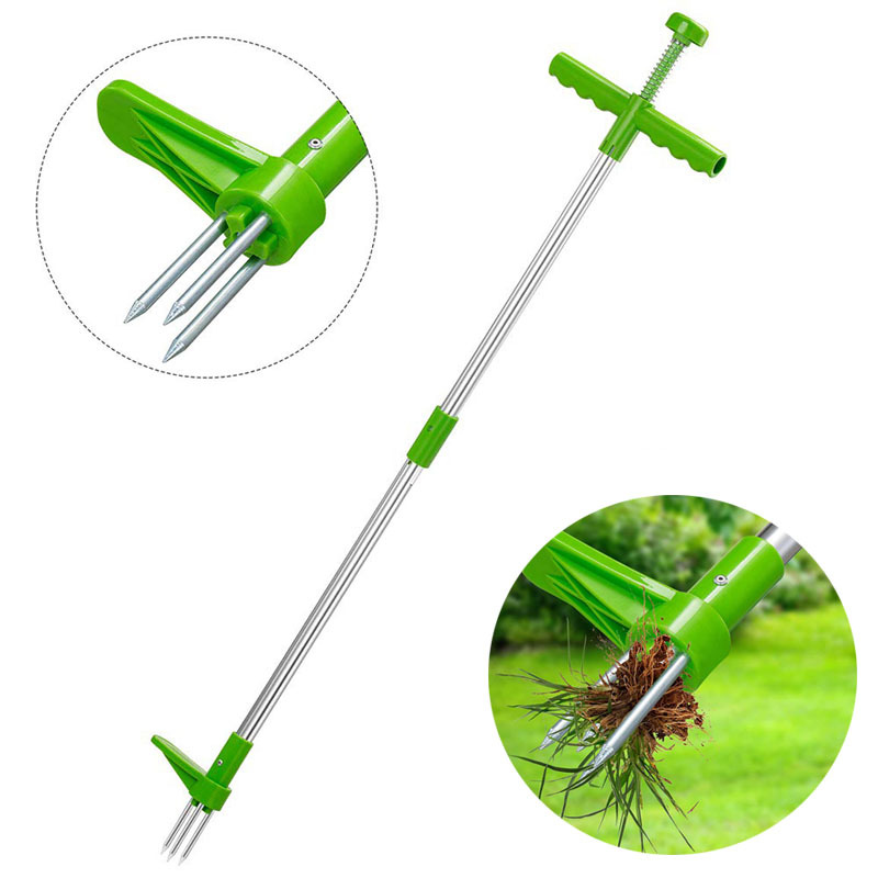 Gardening Tools For Women - แบบพกพายาวกําจัดวัชพืชแบบพกพาสวนสนามหญ้า Weeder ลานกลางแจ้งหญ้าราก PULLER เครื่องมือ Garden