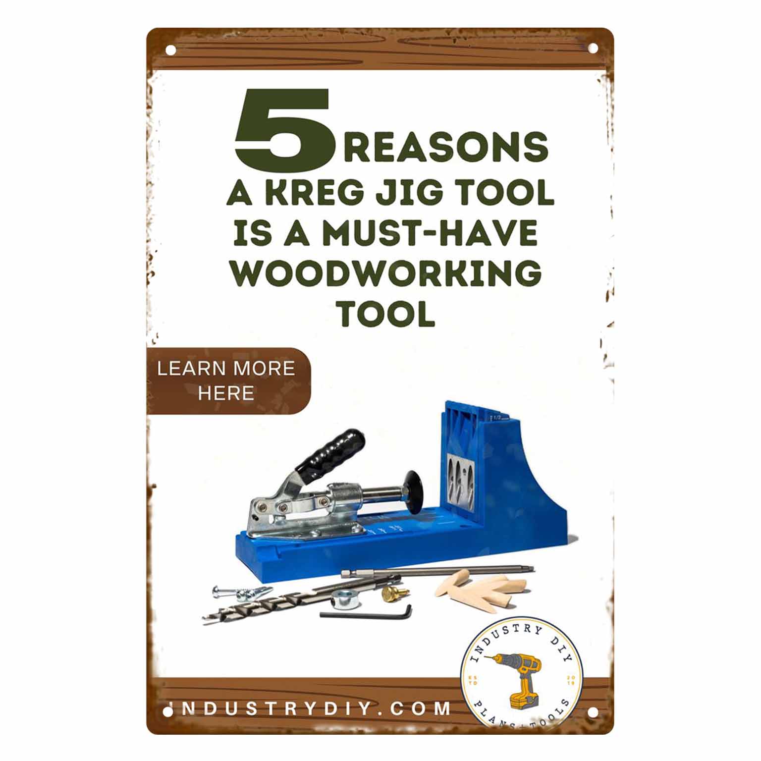Gardening Tools Must Haves - เครื่องมือ Kreg Jig แบบ 2 มิติ