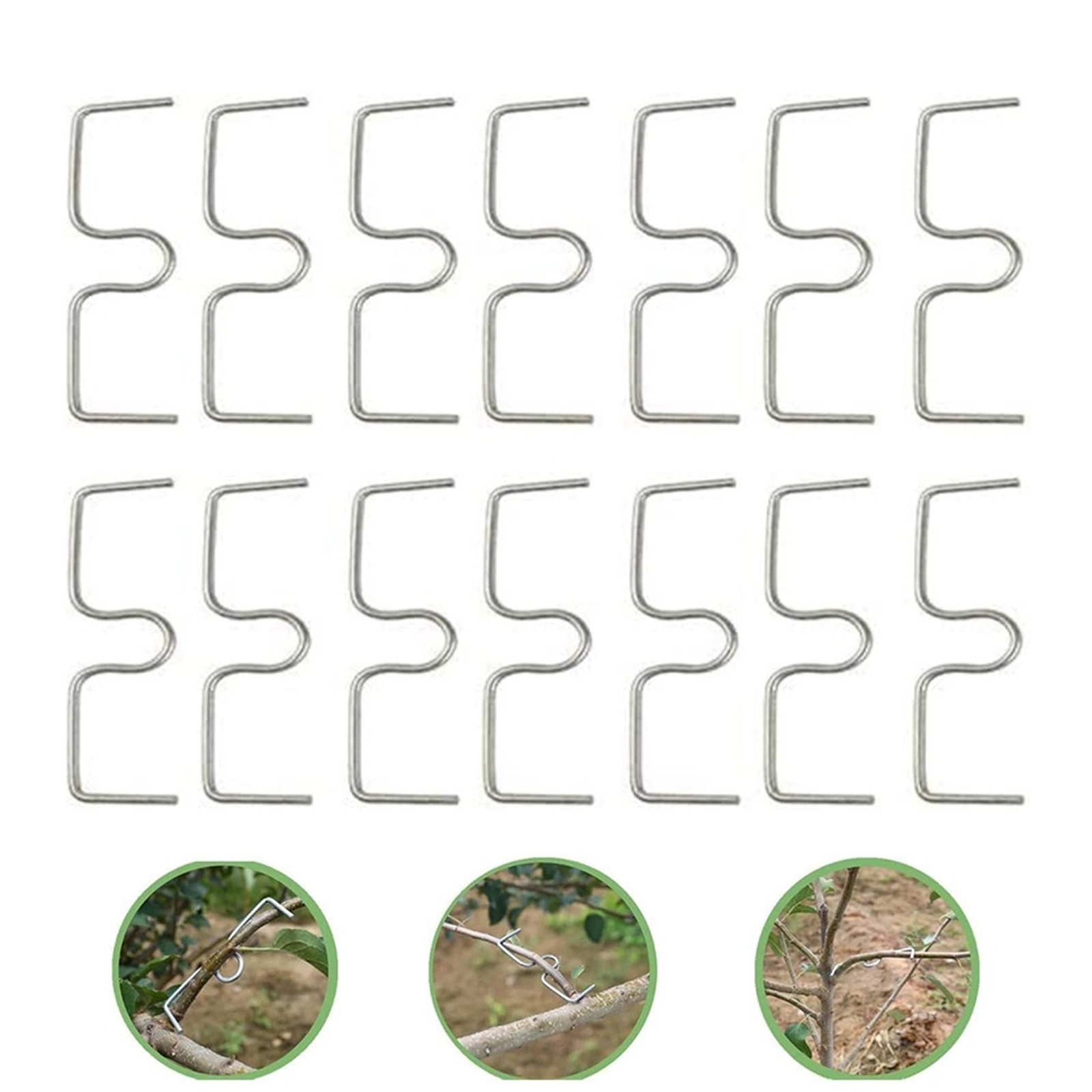 Gardening Tools Must Haves - เครื่องดัดกิ่งไม้ผลไม้ อุปกรณ์ทำสวนโลหะ ใช้ซ้ำได้ ตัวกระจายมุม ตัวช่วยจำเป็นในสวนผลไม้ เครื่องมือปลูกต้นไม้สำหรับงานหนัก