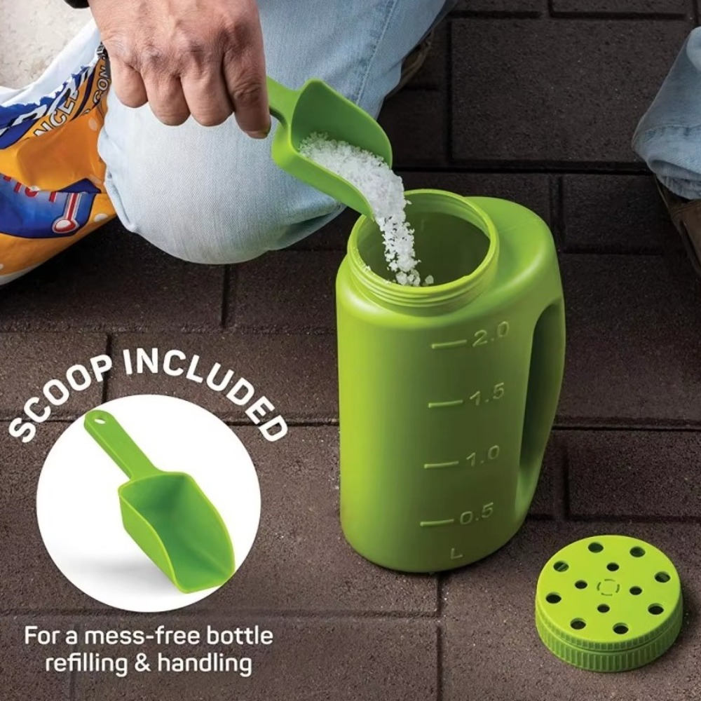 Grass Seed Spreader - Hand Spreader Shaker สําหรับเกลือหญ้า De-Icer Handheld
