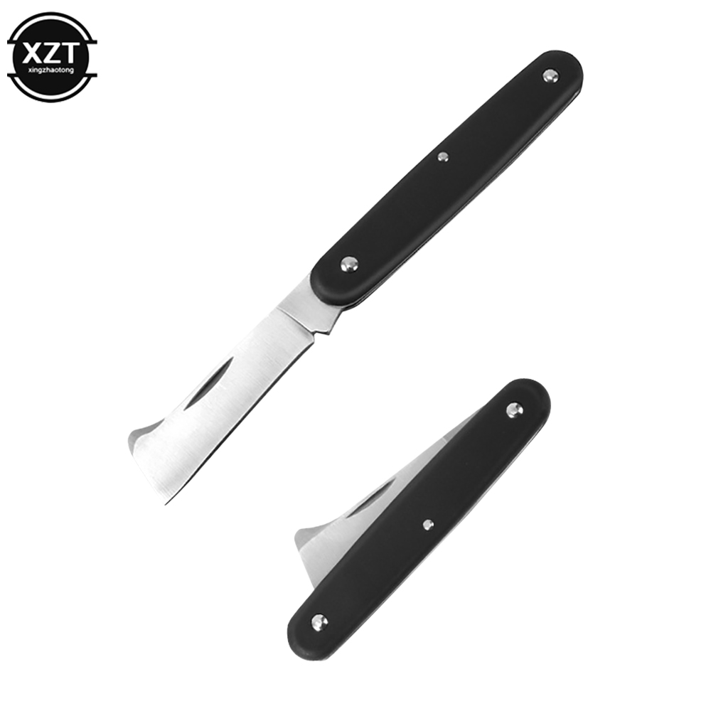 Gardening Tools Knife - เครื่องมือสำหรับติดตาต่อกิ่งพับได้มีดตัดแต่งกิ่งสแตนเลสสตีลด้ามไม้สำหรับงานสวนแบบมืออาชีพ