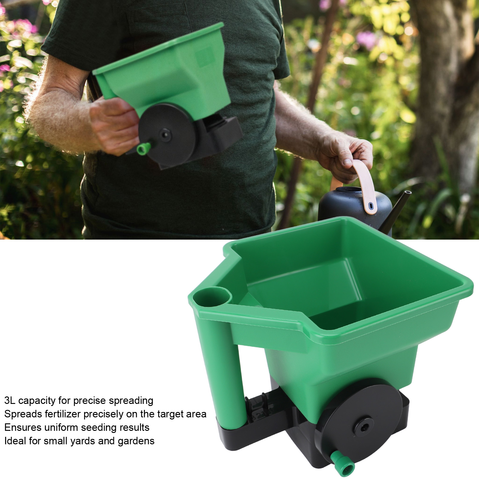 เครื่องกระจายสนามหญ้า เครื่องก - Grass Seed Spreader บทวิจารณ์และราคา