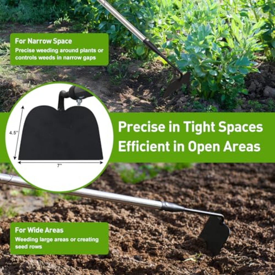 จอบสวนสำหรับกำจัดวัชพืช จอบดึง - Gardening Tools Drawing บทวิจารณ์และราคา