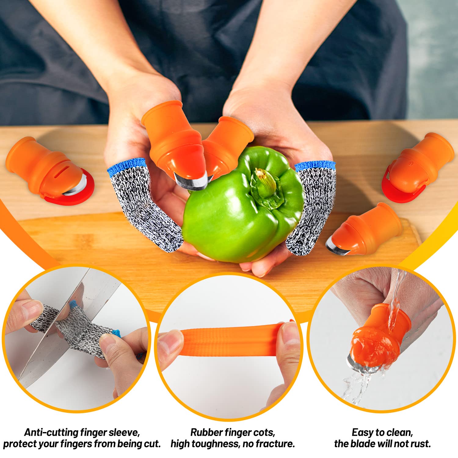 ที่ป้องกันนิ้วมือซิลิโคนสำหรับ - Gardening Tools Knife บทวิจารณ์และราคา
