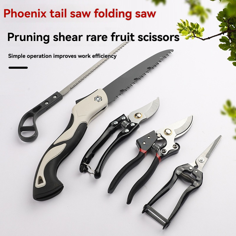 ชุดกรรไกรตัดแต่งกิ่งพร้อมเลื่อ - Gardening Tools Knife บทวิจารณ์และราคา