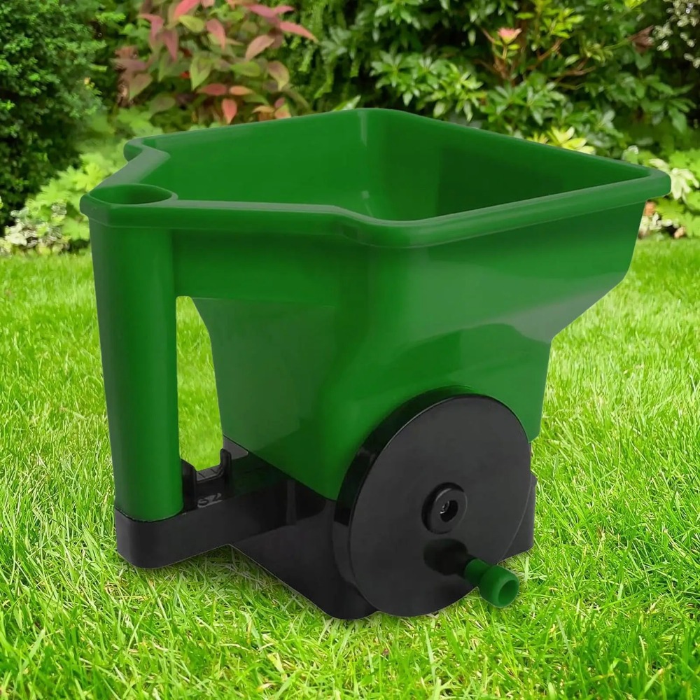 เครื่องหว่านปุ๋ยแบบมือถือ 3 ลิ - Grass Seed Spreader บทวิจารณ์และราคา
