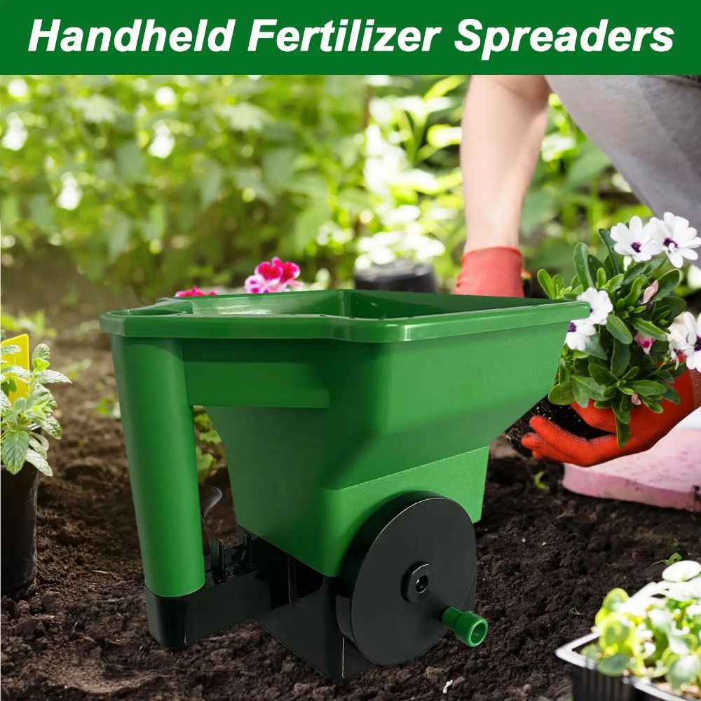 เครื่องหว่านปุ๋ยแบบมือถือ 3 ลิ - Grass Seed Spreader บทวิจารณ์และราคา