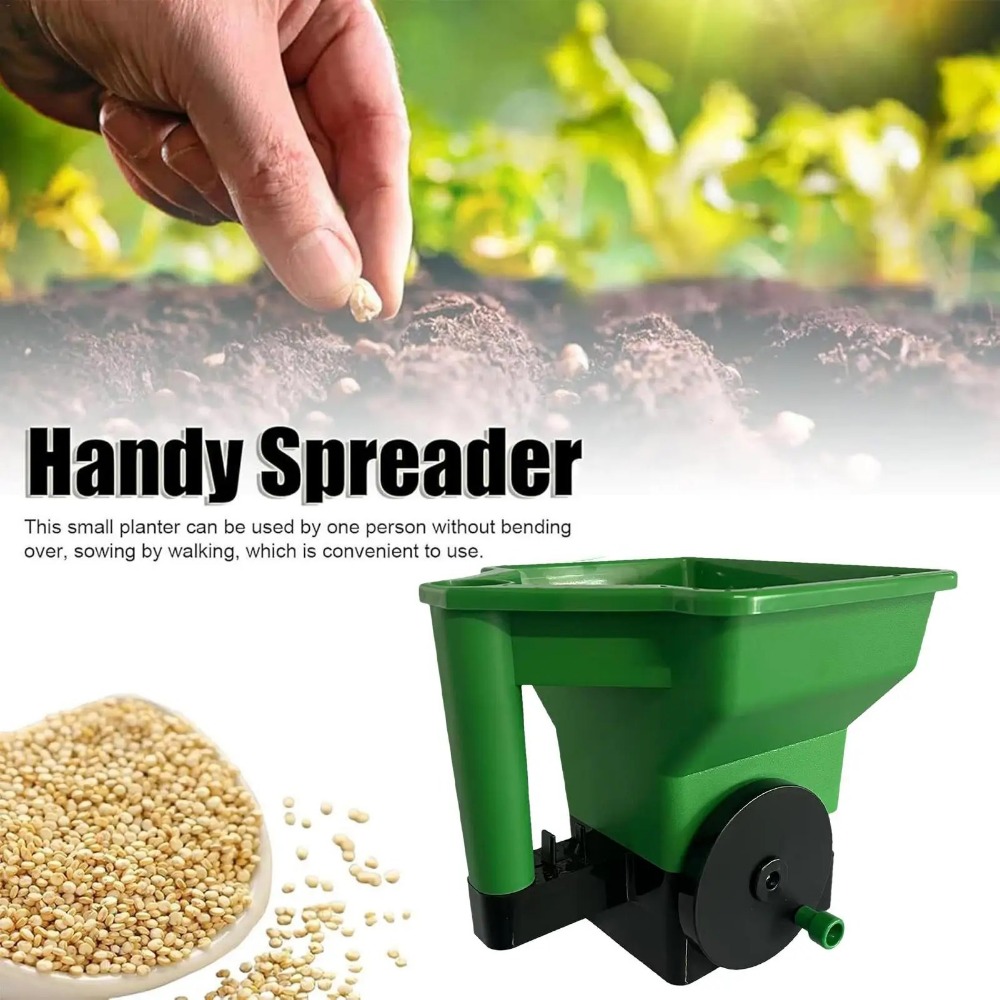 เครื่องหว่านปุ๋ยแบบมือถือ 3 ลิ - Grass Seed Spreader บทวิจารณ์และราคา