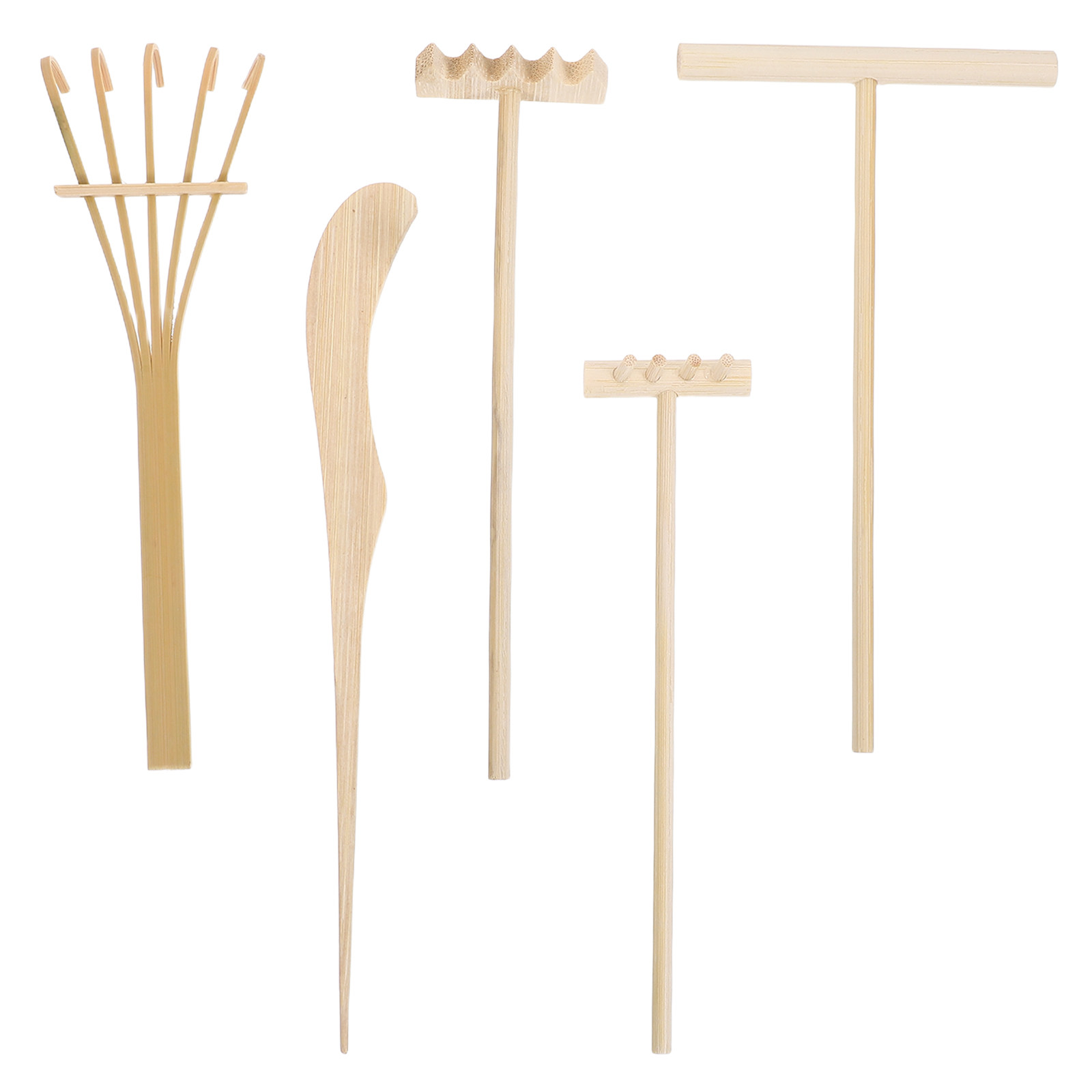 5 ชิ้น ไม้พรวนทรายขนาดเล็กทำจา - Gardening Tools Drawing บทวิจารณ์และราคา
