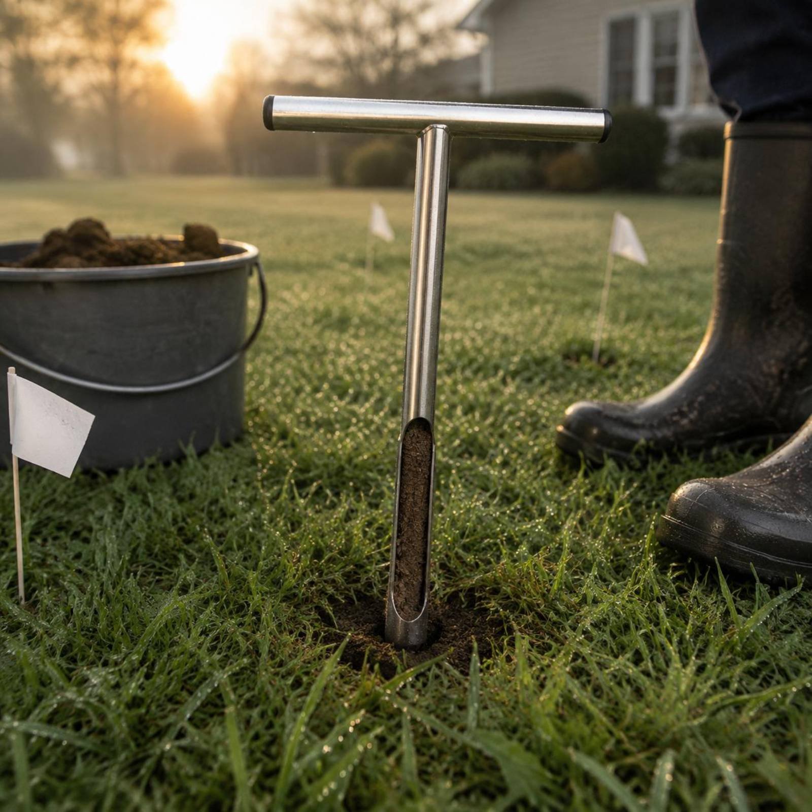 เครื่องเก็บตัวอย่างดินสแตนเลส  - Gardening Tools Long Handle บทวิจารณ์และราคา