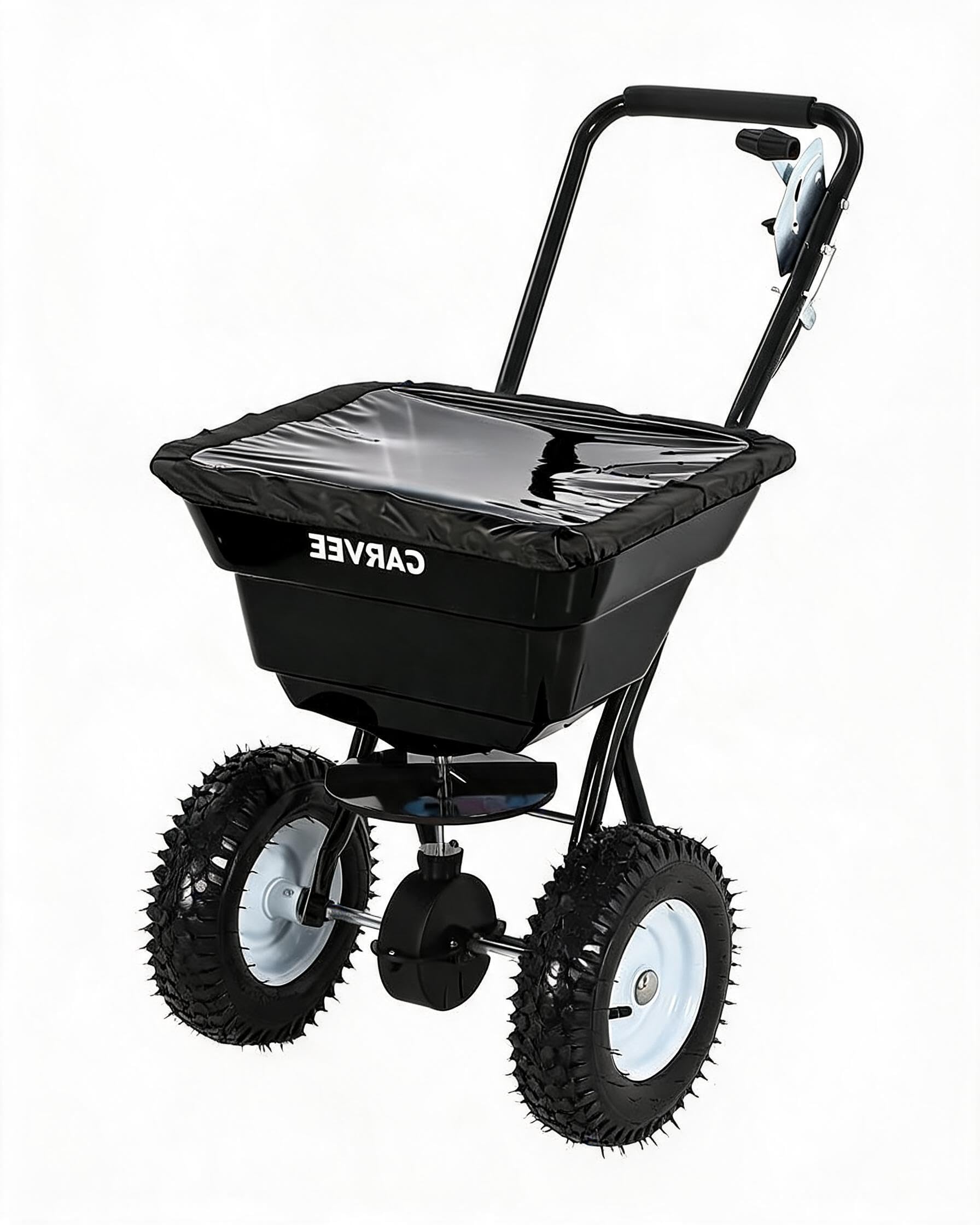 เครื่องหว่านปุ๋ยแบบเข็น 80 ปอน - Grass Seed Spreader บทวิจารณ์และราคา