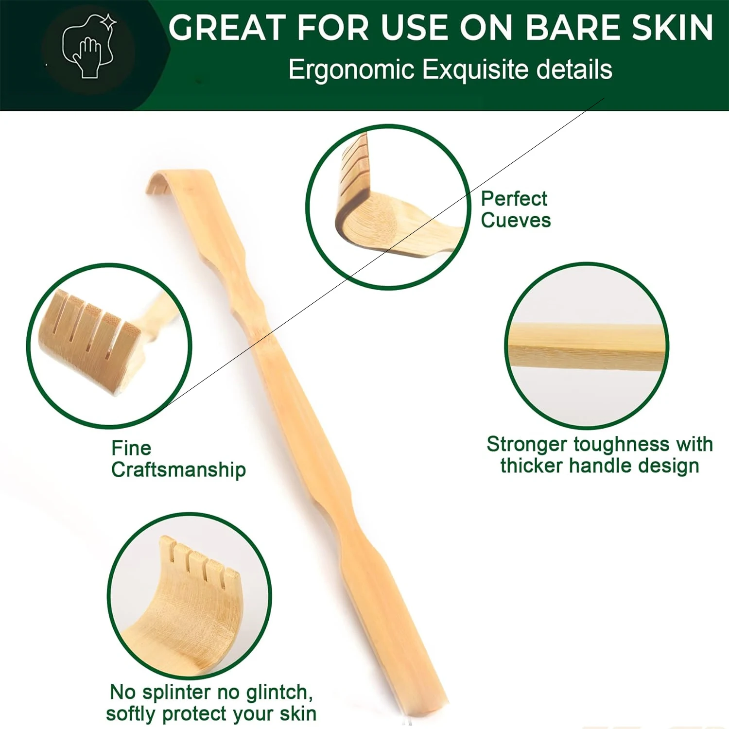 ที่เกาหลังไม้ไผ่ – อุปกรณ์บรรเ - Gardening Tools Long Handle บทวิจารณ์และราคา
