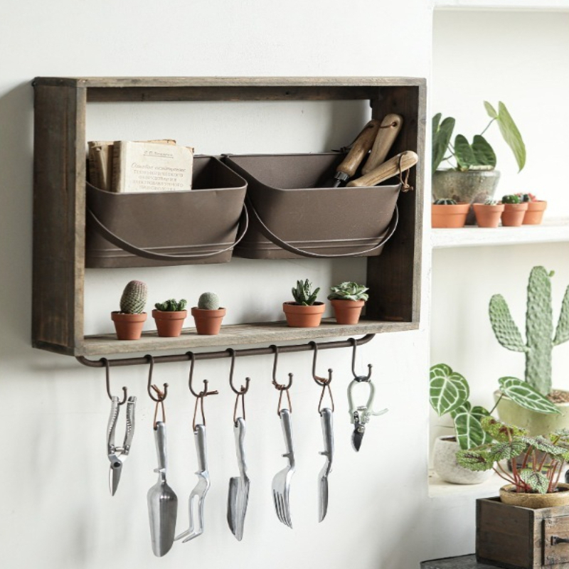 ที่เก็บอุปกรณ์ทำสวนแบบตะขอวินเ - Gardening Tools Vintage บทวิจารณ์และราคา