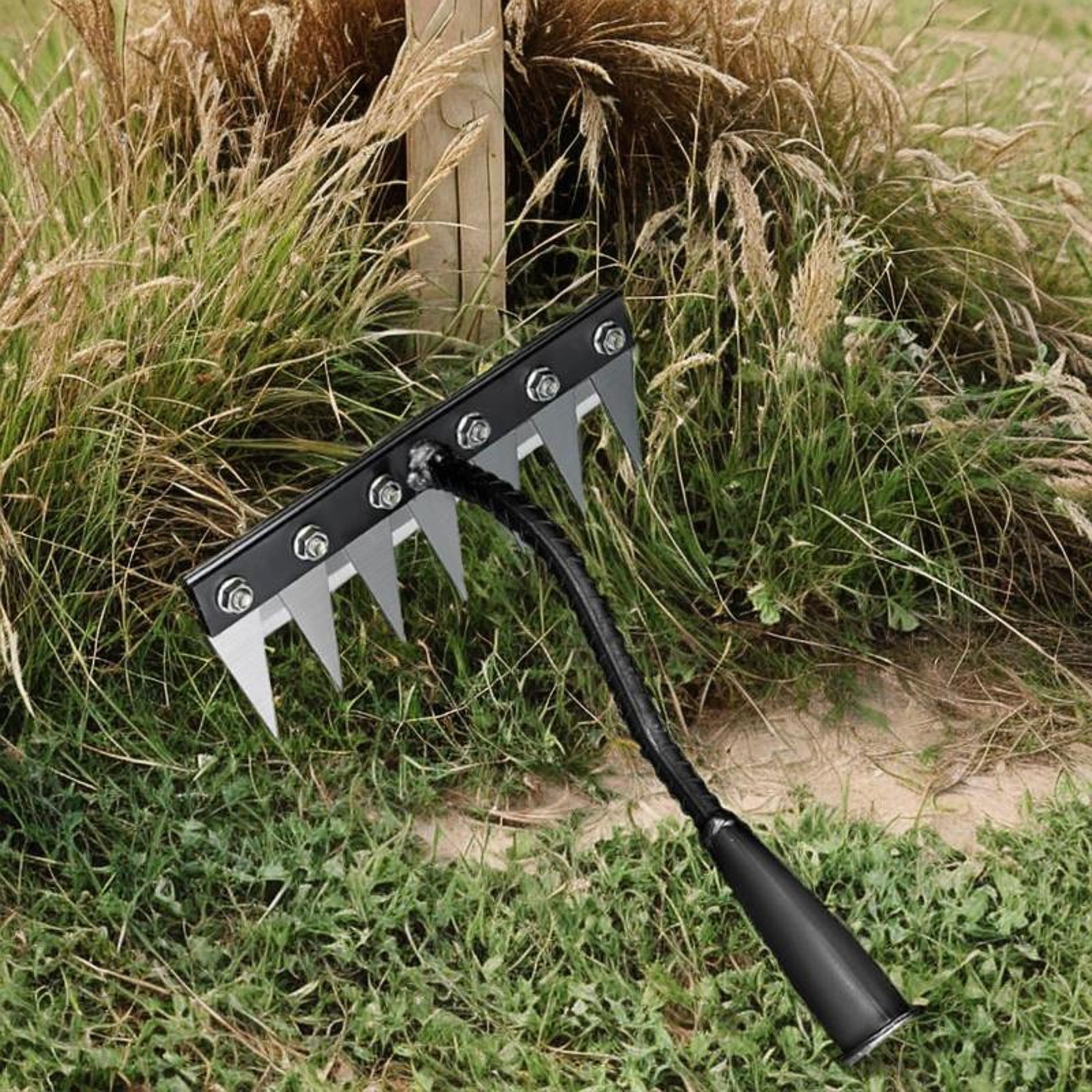 5/6/7/8 Tines Garden Weeder เค - Grass Seed Spreader บทวิจารณ์และราคา