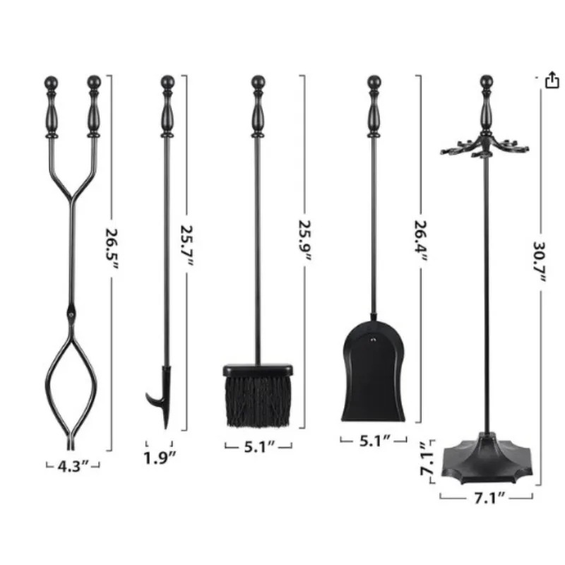ชุดอุปกรณ์เตาผิงคุณภาพสูง สไตล - Gardening Tools Vintage บทวิจารณ์และราคา